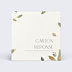Carton réponse mariage Feuilles de Jade