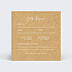 Carton Réponse Mariage Lauriers Simple