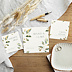 Carton réponse mariage Feuilles de Jade Après 4
