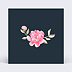Carton réponse mariage RSVP Dark Peony Verso
