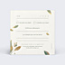 Carton Réponse Mariage Feuilles de Jade