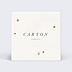 Carton Réponse Mariage Fleurs Pressées