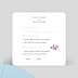 Carton réponse mariage Jolies Illustrations Verso