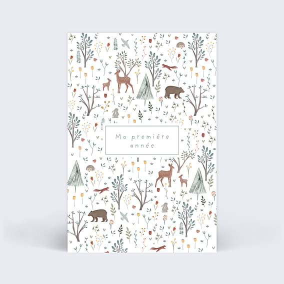 Carte Étape Bébé Petit Sous-bois