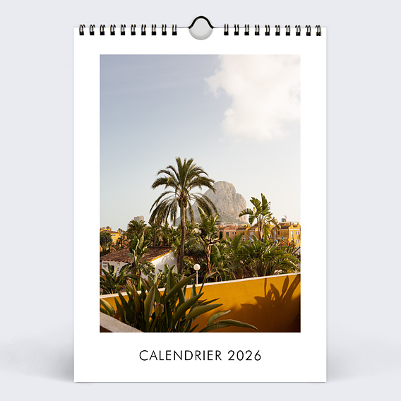 Calendrier photo mural