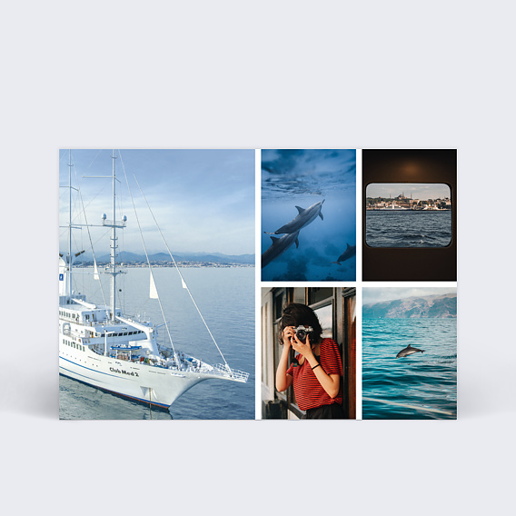 Collaboration Carte multiphoto 5 photos - Club Med 2
