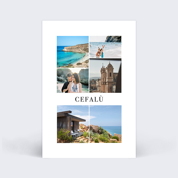 Carte Collaboration Multiphoto - Cefalù