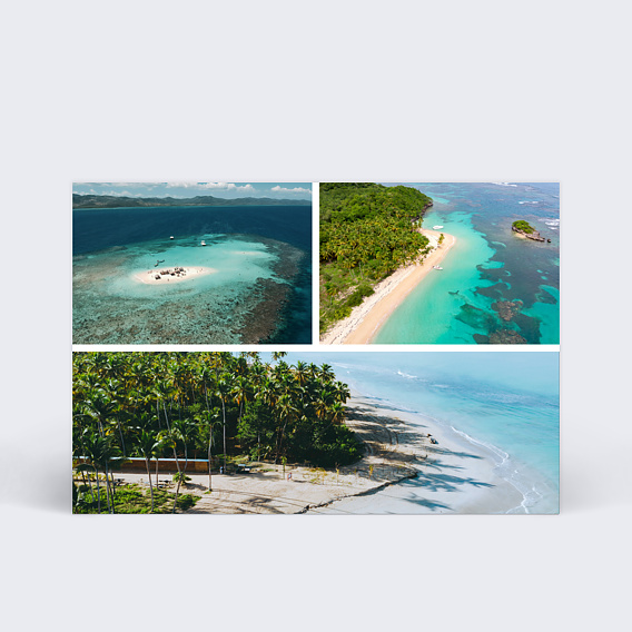 Carte Collaboration Multiphoto horizontale - Michès Playa Esmeralda