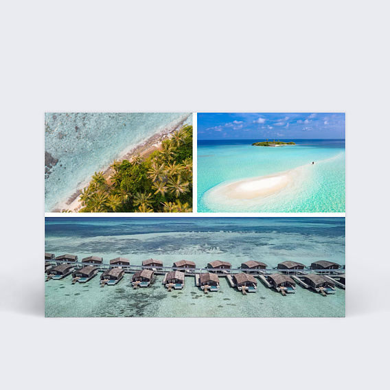 Carte Collaboration Multiphoto horizontale - Villas de Finhollu