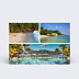 Carte Collaboration Multiphoto horizontale - Seychelles