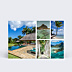 Collaboration Carte multiphoto 5 photos - Les Villas d’Albion