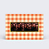 Collaboration Tabobine x Popcarte : vichy orange