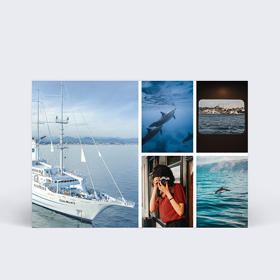 Collaboration Carte multiphoto 5 photos - Club Med 2