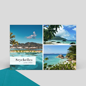 Carte Collaboration Bandeau - Seychelles