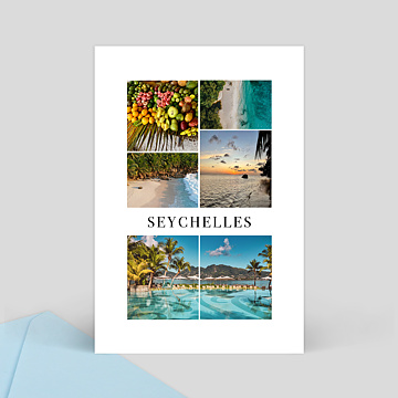 Carte Collaboration Multiphoto - Seychelles