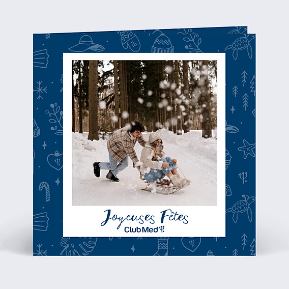 Carte Collaboration Joyeuses Fêtes Club Med