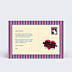 Collaboration Tabobine x Popcarte : rayures bleues