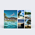 Collaboration Carte multiphoto 5 photos - Seychelles