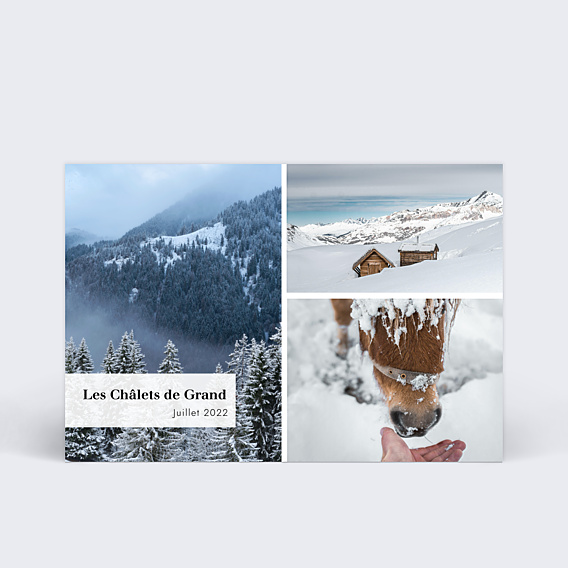 Collaboration Bandeau - Les Châlets de Grand Massif - hiver