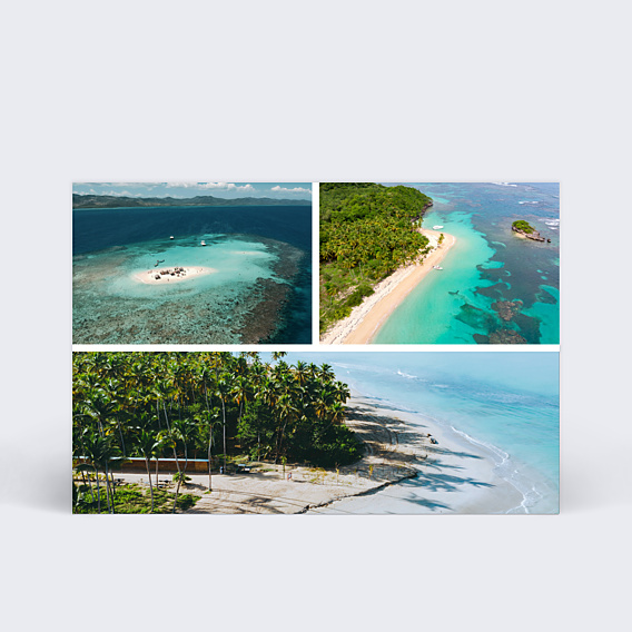 Carte Collaboration Multiphoto horizontale - Michès Playa Esmeralda