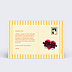 Collaboration Tabobine x Popcarte : rayures oranges