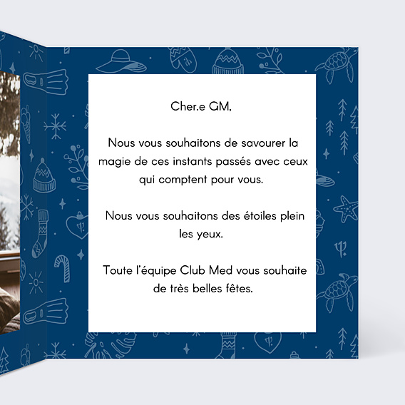 Collaboration Joyeuses Fêtes Club Med