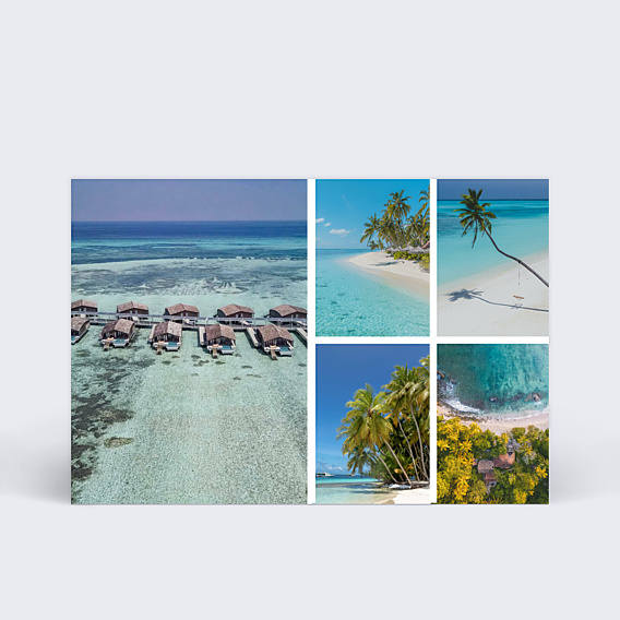 Collaboration Carte multiphoto 5 photos - Villas de Finhollu 