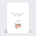 Faire part Décès Bouquet Eternel