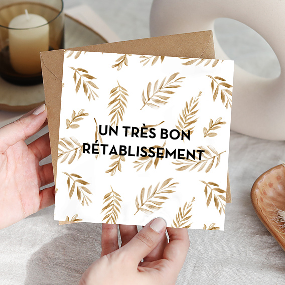 Carte amitié Golden Jungle
