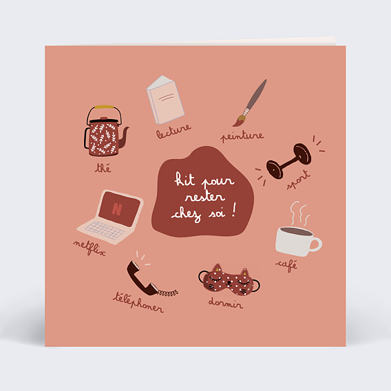 Carte amitié Kit de Survie