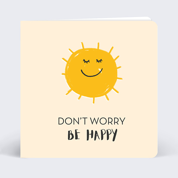 Cartes de Correspondance Be Happy