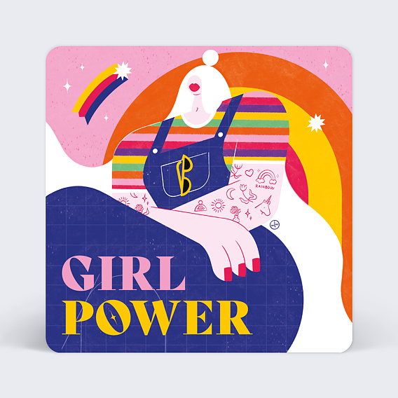 Cartes de Correspondance Laura Deleuze x Popcarte - Girl Power II