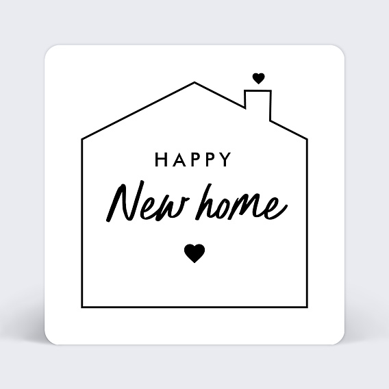 Cartes de Correspondance Happy New Home