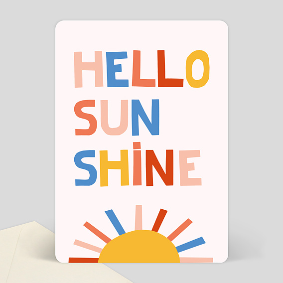Cartes de Correspondance Claire Iglesias x Popcarte - Hello Sunshine
