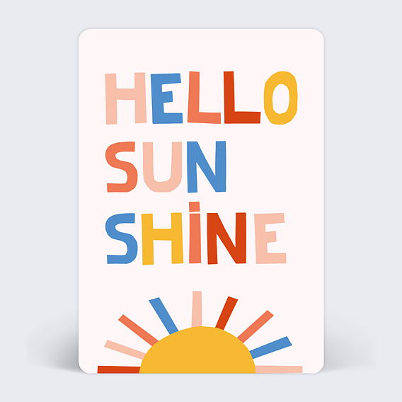 Carte amitié Claire Iglesias x Popcarte - Hello Sunshine