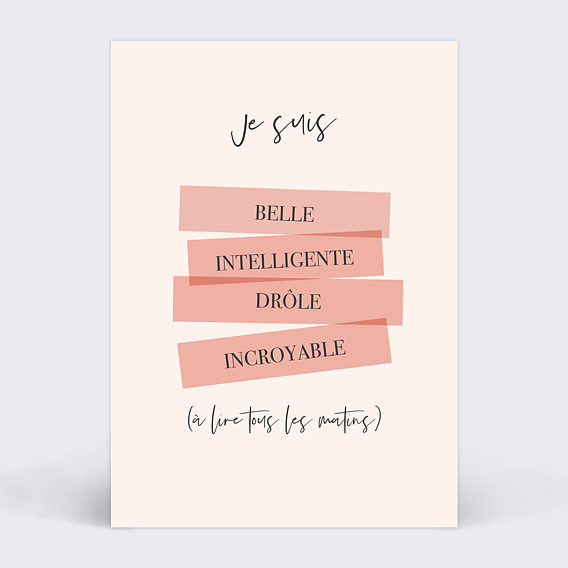 Carte amitié Je Suis