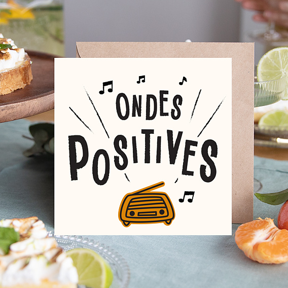 Carte amitié Ondes Positives