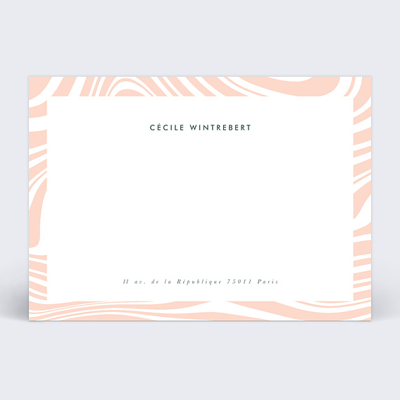 Carte amitié Ondulations