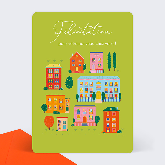 Carte amitié Petit village