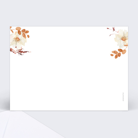 Carte amitié Idylle champêtre Verso