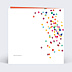 Carte amitié Confettis Photo Verso