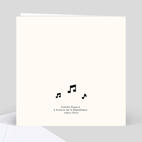 Carte amitié Ondes Positives Verso