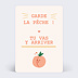 Carte amitié Pêche
