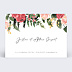 Carte amitié Wild flowers sans photo