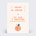 Carte de bon rétablissement Pêche