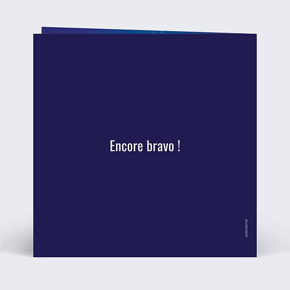 Carte amitié Gagner des Diplômes Verso