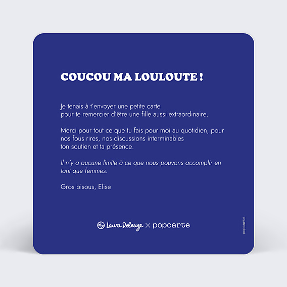 Correspondance Laura Deleuze x Popcarte - Girl Power II