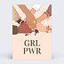 Carte amitié Girl power