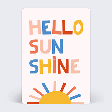 Cartes de Correspondance Claire Iglesias x Popcarte - Hello Sunshine