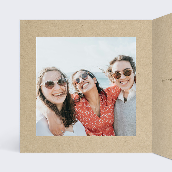 Carte bon rétablissement Coeur avec les Mains Intérieur Gauche